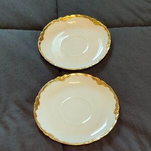 Bundle-Royal Bavarian,Gold,Hutschenreuther Selb.Two Saucers.